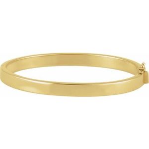 Engravable Hinged Bangle Bracelet