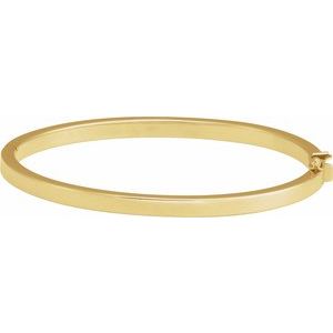 Engravable Hinged Bangle Bracelet