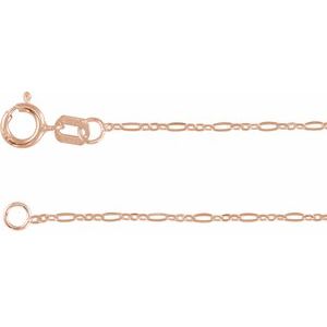 1.25 mm Figaro Chain