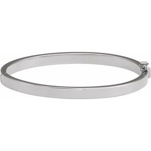 Engravable Hinged Bangle Bracelet
