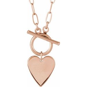 Engravable Toggle Necklace
