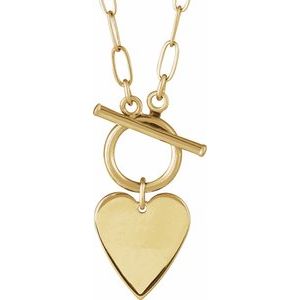 Engravable Toggle Necklace