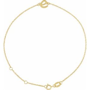 Script Initial Bracelet