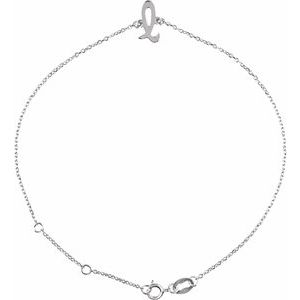 Script Initial Bracelet
