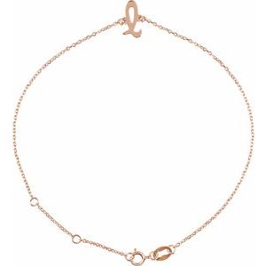 Script Initial Bracelet