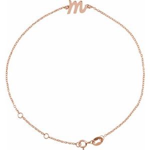 Script Initial Bracelet