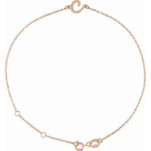 Script Initial Bracelet