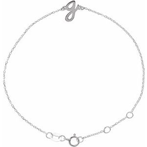 Script Initial Bracelet