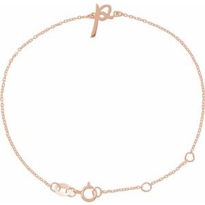 Script Initial Bracelet