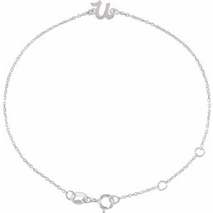 Script Initial Bracelet