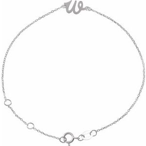 Script Initial Bracelet