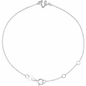 Script Initial Bracelet