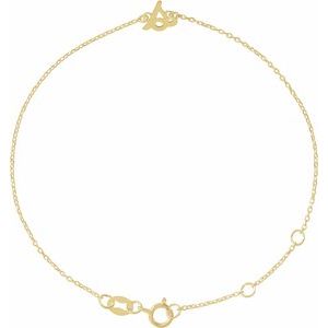 Script Initial Bracelet