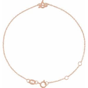 Script Initial Bracelet