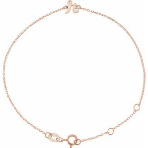 Script Initial Bracelet