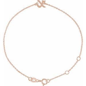 Script Initial Bracelet