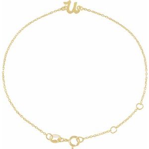 Script Initial Bracelet