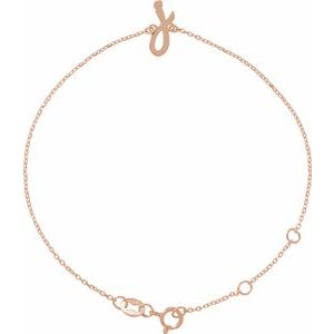 Script Initial Bracelet