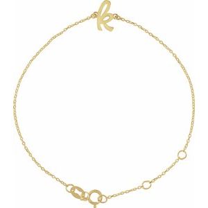 Script Initial Bracelet