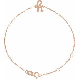 Script Initial Bracelet