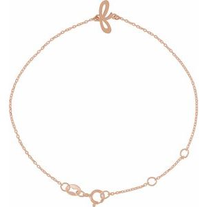 Script Initial Bracelet