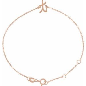 Script Initial Bracelet
