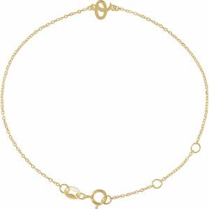 Script Initial Bracelet