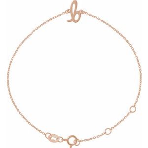 Script Initial Bracelet