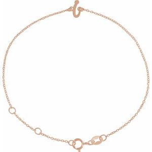 Script Initial Bracelet