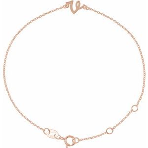 Script Initial Bracelet