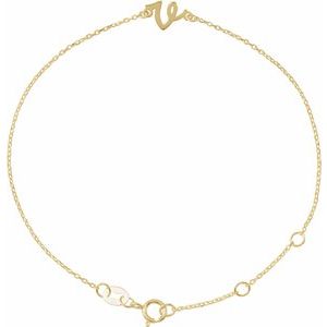 Script Initial Bracelet