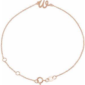 Script Initial Bracelet
