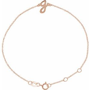Script Initial Bracelet