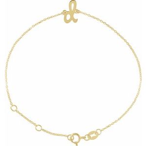 Script Initial Bracelet