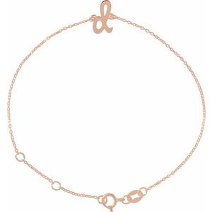 Script Initial Bracelet