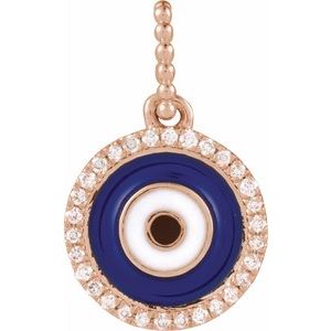Accented Evil Eye Pendant