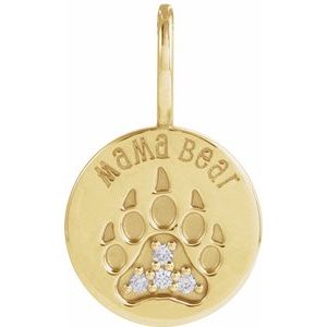 Mama Bear Necklace or Pendant