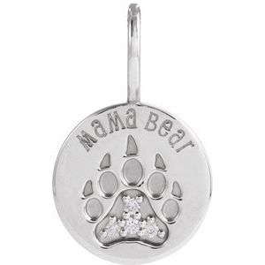 Mama Bear Necklace or Pendant