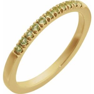 Birthstone Stackable Ring