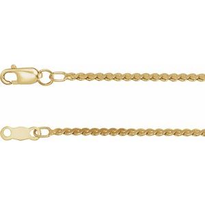1.7 mm Serpentine Chain