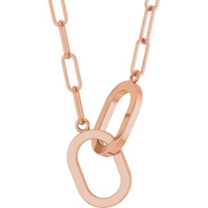 Interlocking Oval Necklace