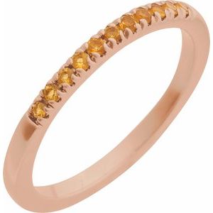 Birthstone Stackable Ring