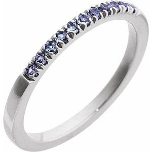 Birthstone Stackable Ring