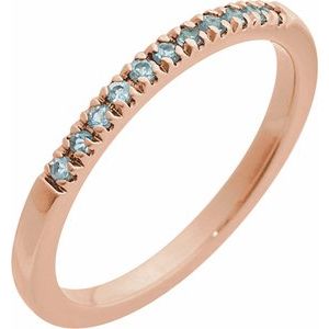 Birthstone Stackable Ring