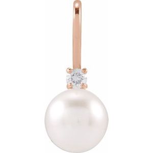Accented Pearl Charm/Pendant