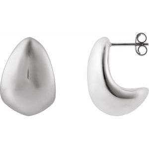 Electroform Teardrop Earrings