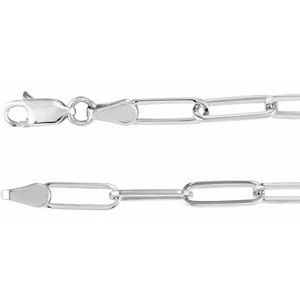 3.85 mm Paperclip-Style Chain