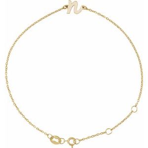 Script Initial Bracelet