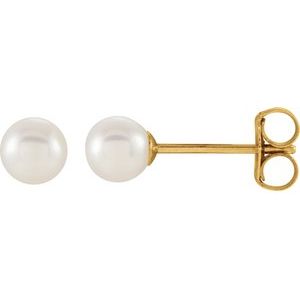 Pearl Stud Earrings