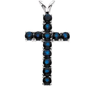 Accented Cross Pendant